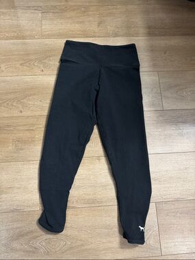 PINK Victoria's Secret Black High-Waist Leggings